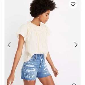 Madewell High-Rise Denim Shorts Size 26